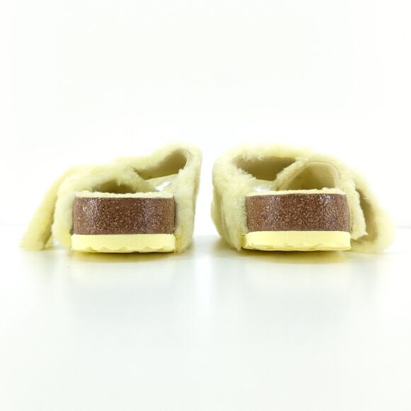 Birkenstock EU 39 L 8 M 6 NARROW Arizona Big Buckle Teddy Sandals Popcorn Yellow
